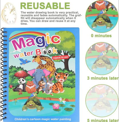 Children's Magical Water Coloring Book - Creative Imagination Educational Toy for Kids