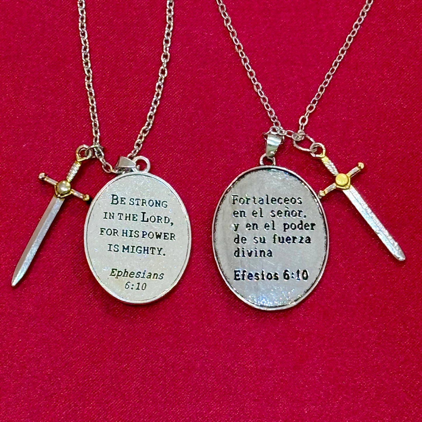 St. Michael Protection Shield Necklace – Guardian Angel Faith Pendant with Sword